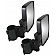 CIPA USA Exterior Mirror Rectangular Manual Black Single - 01139