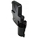 CIPA USA Exterior Mirror Rectangular Manual Black Single - 01139