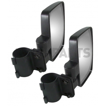 CIPA USA Exterior Mirror Rectangular Manual Black Single - 01139-2