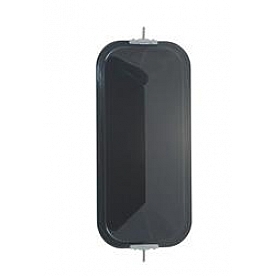 Grote Industries Exterior Mirror Manual Rectangular Black Single - 16142