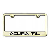 Automotive Gold License Plate Frame - Gold Stainless Steel - LFATLEG