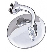 Trans Dapt Exterior Mirror Glass Round Manual Single - 6652