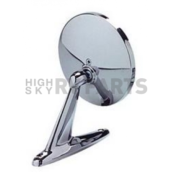 CIPA USA Exterior Mirror Round Manual Silver Single - 17000