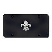 Automotive Gold License Plate - Fleur-De-Lis Stainless Steel - FDLCB