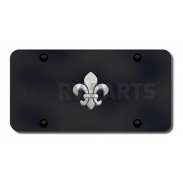 Automotive Gold License Plate - Fleur-De-Lis Stainless Steel - FDLCB