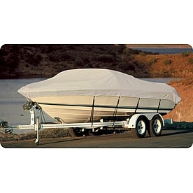 Taylor Made Boat Cover V-Hull Bass Boat Gray Polyester - 70202