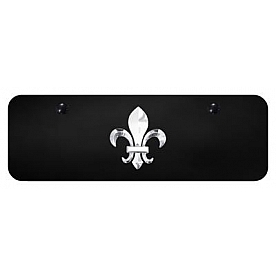Automotive Gold License Plate - Fleur-De-Lis Stainless Steel - FDLCBM
