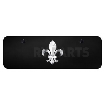 Automotive Gold License Plate - Fleur-De-Lis Stainless Steel - FDLCBM
