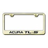 Automotive Gold License Plate Frame - Gold Stainless Steel - LFATLSEG
