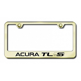 Automotive Gold License Plate Frame - Gold Stainless Steel - LFATLSEG