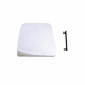Velvac Exterior Mirror Glass Flat Manual Single - 709448
