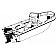 Carver Boat Cover V-Hull Bass Boat Gray Polyester - 70019P10