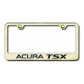 Automotive Gold License Plate Frame - Gold Stainless Steel - LFATSEG