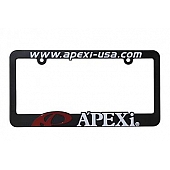 APEXi License Plate Frame - Black Plastic - 601KLP1