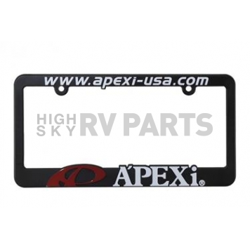 APEXi License Plate Frame - Black Plastic - 601KLP1