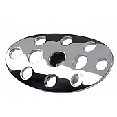 Lokar Performance Brake Pedal Pad - Steel Silver - BAG6153