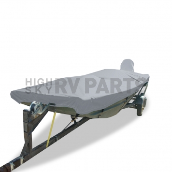 Carver Boat Cover Jon Style Boat Gray Polyester - 74201P10