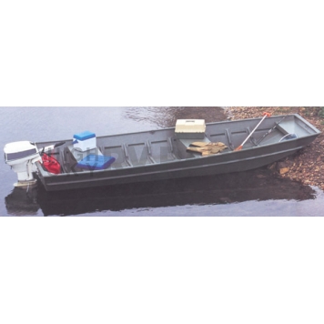 Carver Boat Cover Jon Style Boat Gray Polyester - 74203P10-1