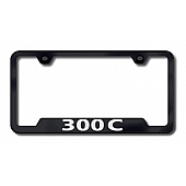 Automotive Gold License Plate Frame - Black Stainless Steel - GF30CEB