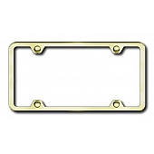 Automotive Gold License Plate Frame - Gold Stainless Steel - LF451G
