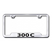 Automotive Gold License Plate Frame - Silver Stainless Steel - GF30CEC