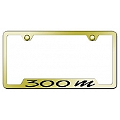 Automotive Gold License Plate Frame - Gold Stainless Steel - GF30MEG