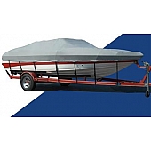 Carver Boat Cover V-Hull Runabout Boat Gray Polyester - 77018P10