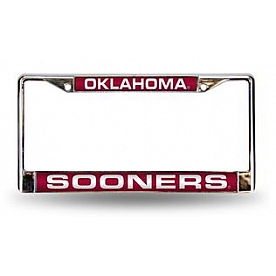 POWERDECAL License Plate Frame - Oklahoma Sooners Plastic - FC230201