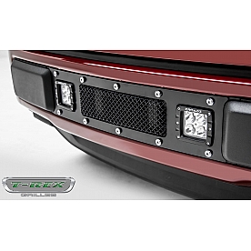 T-Rex Truck Products Grille Insert - Small Mesh Rectangular Black Powder Coated Steel - 6325791