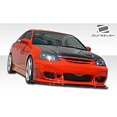 Extreme Dimensions Side Skirt - Primered Fiberglass Reinforced Plastic Black Set of 2 - 100228