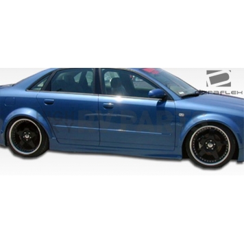 Extreme Dimensions Side Skirt - Primered Fiberglass Reinforced Plastic Black Set of 2 - 100290-1