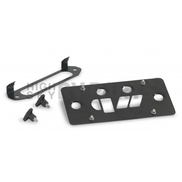 Warrior Products License Plate Bracket - Steel Black - 2360-1