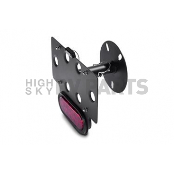 Warrior Products License Plate Bracket - Steel Black - 2380