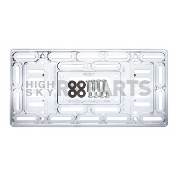 Cruiser License Plate Bracket - Clear Polycarbonate - 79000