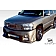 Extreme Dimensions Side Skirt - Primered Fiberglass Reinforced Plastic Black Set of 4 - 100346