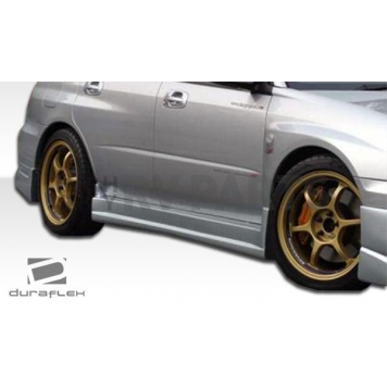 Extreme Dimensions Side Skirt - Primered Fiberglass Reinforced Plastic Black Set of 2 - 100391