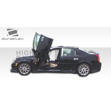 Extreme Dimensions Side Skirt - Primered Fiberglass Reinforced Plastic Black Set of 2 - 100427-2