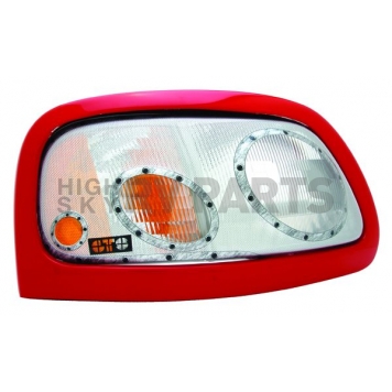 GT Styling Headlight Cover - Composilite Silver Full Cover Set Of 2 - 966618-1