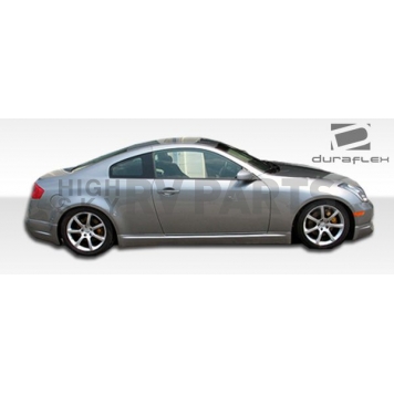Extreme Dimensions Side Skirt - Primered Fiberglass Reinforced Plastic Black Set of 2 - 100463-1
