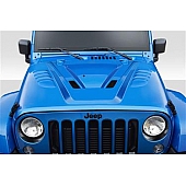 Extreme Dimensions Hood - Fiberglass Reinforced Plastic Black - ABR - 112796