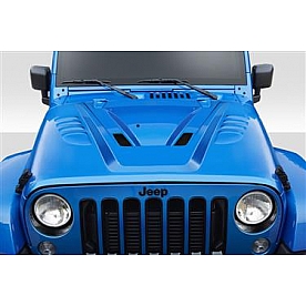 Extreme Dimensions Hood - Fiberglass Reinforced Plastic Black - ABR - 112796