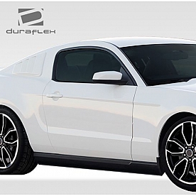 Extreme Dimensions Side Skirt - Primered Fiberglass Reinforced Plastic Black Set of 2 - 107607