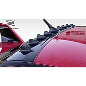 Extreme Dimensions Spoiler - Roof Mount Primered Fiberglass Black - 104460