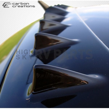 Extreme Dimensions Spoiler - Roof Mount Primered Fiberglass Black - 104460-1
