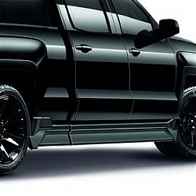 Air Design Side Skirt - Satin ABS Plastic Black - GM24A135