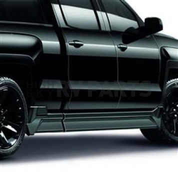 Air Design Side Skirt - Satin ABS Plastic Black - GM24A135