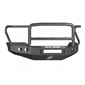 Road Armor Bumper Stealth Lonestar 1-Piece Design Steel Black - 6114R5BNW