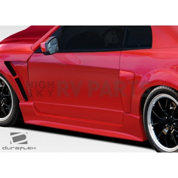 Extreme Dimensions Side Skirt - Primered Fiberglass Reinforced Plastic Black Set of 2 - 107581