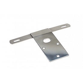 Kentrol License Plate Bracket Silver Stainless Steel Polished - 30472