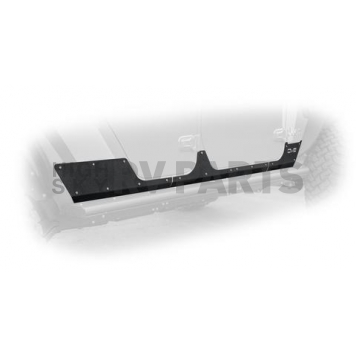 DV8 Offroad Rocker Panel Guard - Black Flat Powder Coated Steel - SRGL05-1
